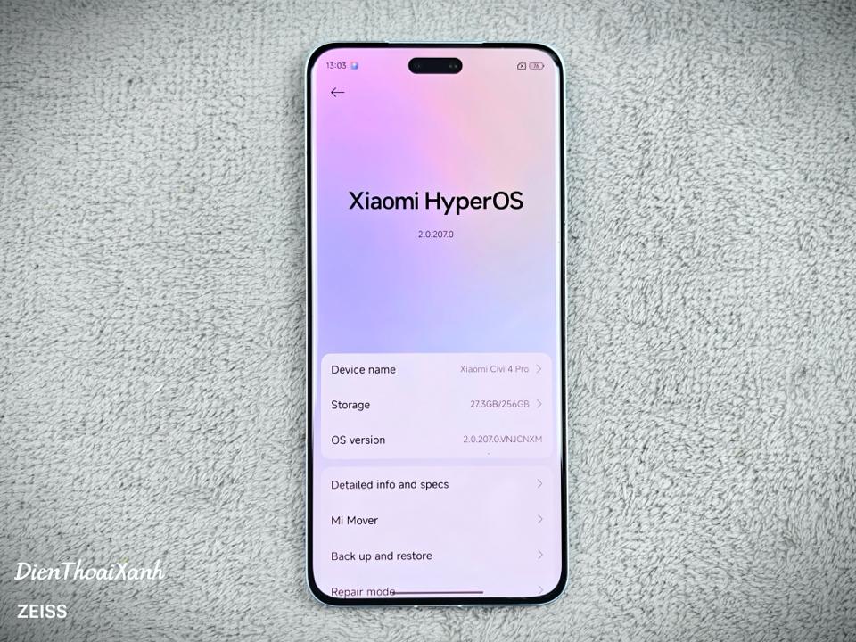 Xiaomi Civi 4 Pro 12/256G - 39848-duoc-ban-tai-Điện Thoại Xanh