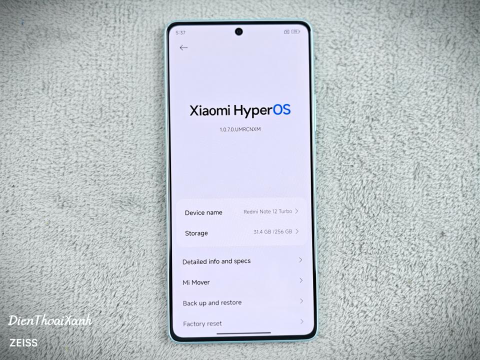 Redmi Note 12 Turbo 12/256G - 21704-duoc-ban-tai-Điện Thoại Xanh