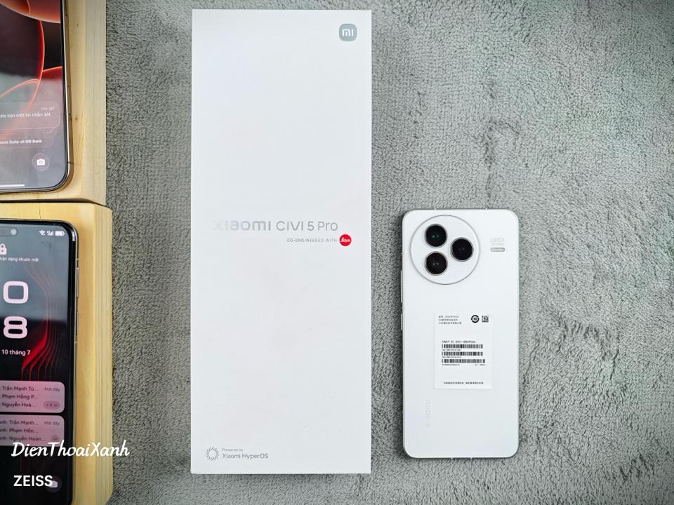 Xiaomi Civi 5 Pro 12/256G - 10861-duoc-ban-tai-Điện Thoại Xanh