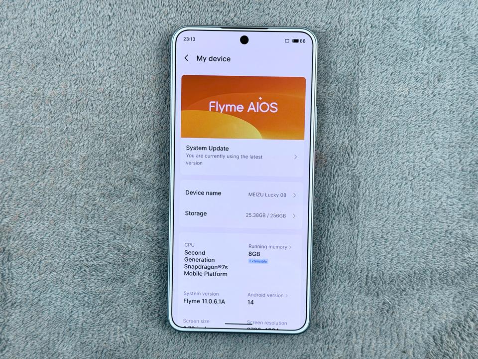 Meizu Lucky 08 8/256G - 68747-duoc-ban-tai-Điện Thoại Xanh