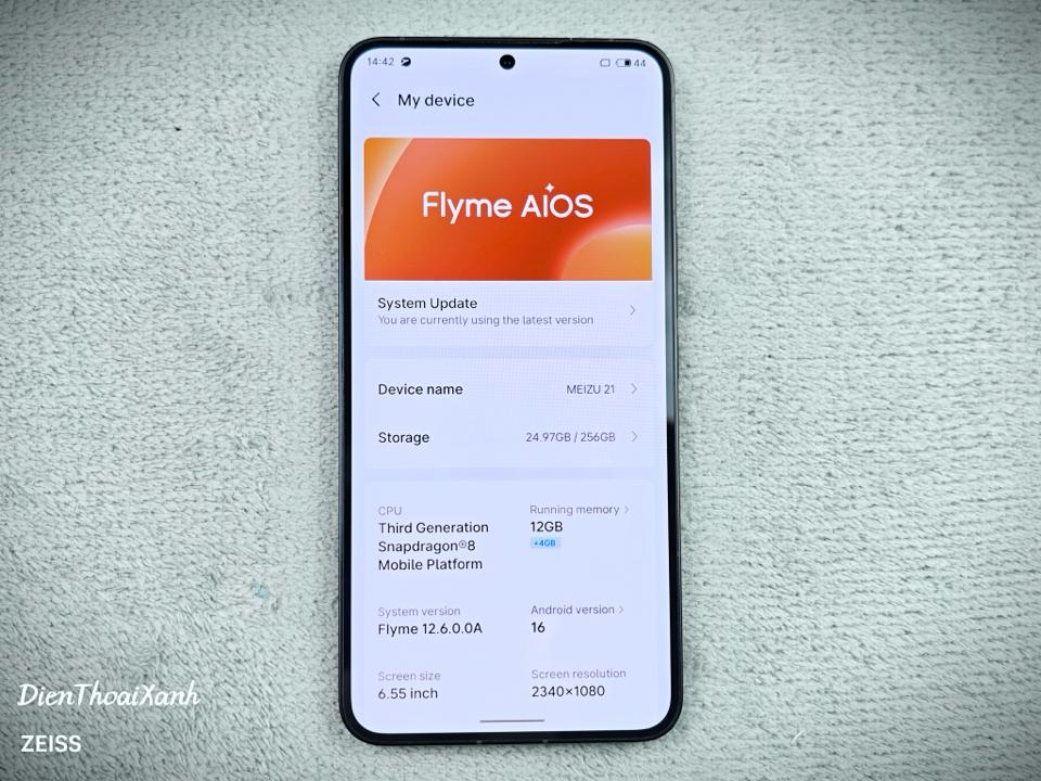 Meizu 21 12/256G - 05273-duoc-ban-tai-Điện Thoại Xanh