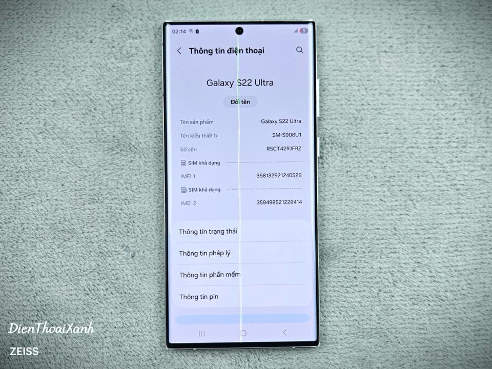 Samsung Galaxy S22 Ultra 8/128G - 40528-duoc-ban-tai-Điện Thoại Xanh