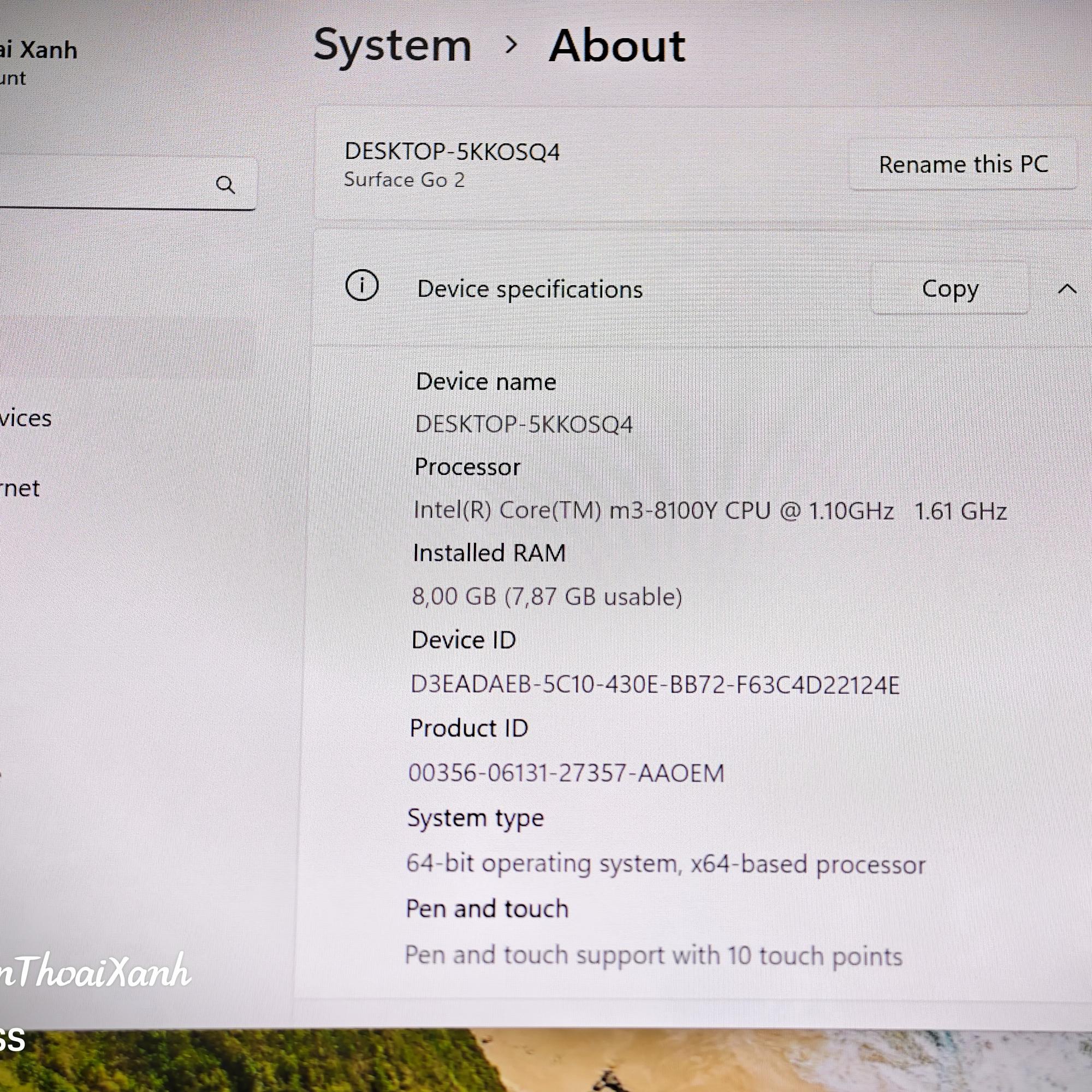 Surface Go 2 LTE 8/128G - 10351-duoc-ban-tai-Điện Thoại Xanh