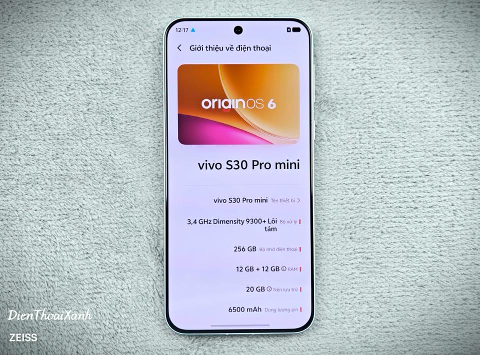 Vivo S30 Pro mini 12/256G - 20853-duoc-ban-tai-Điện Thoại Xanh