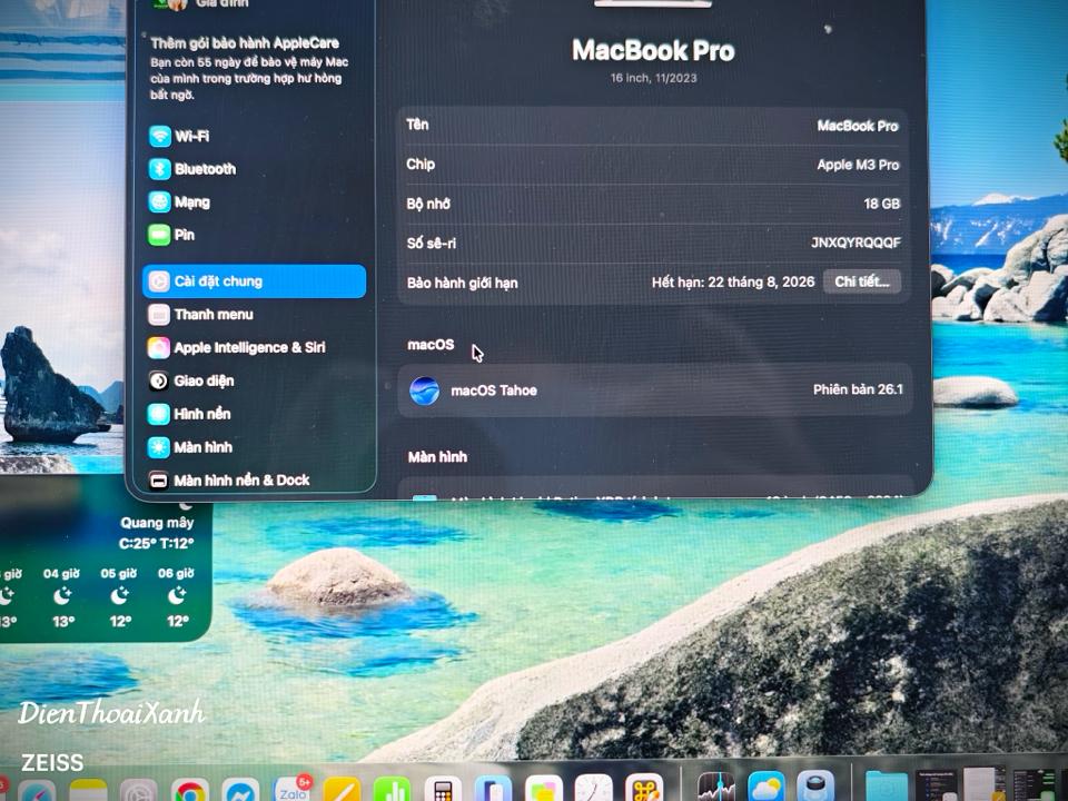 Macbook Pro 16 M3 Pro 18/512G-duoc-ban-tai-Điện Thoại Xanh