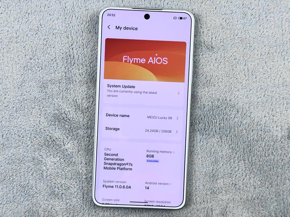 Meizu Lucky08 8/256G - 00883-duoc-ban-tai-Điện Thoại Xanh