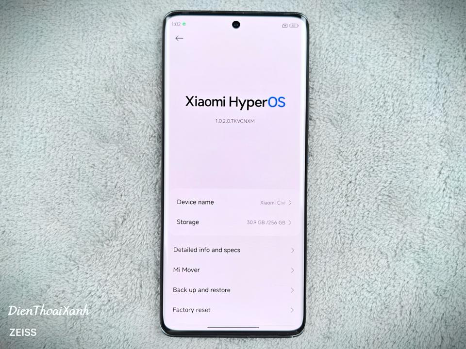 Xiaomi Civi 12/256G - 12348-duoc-ban-tai-Điện Thoại Xanh