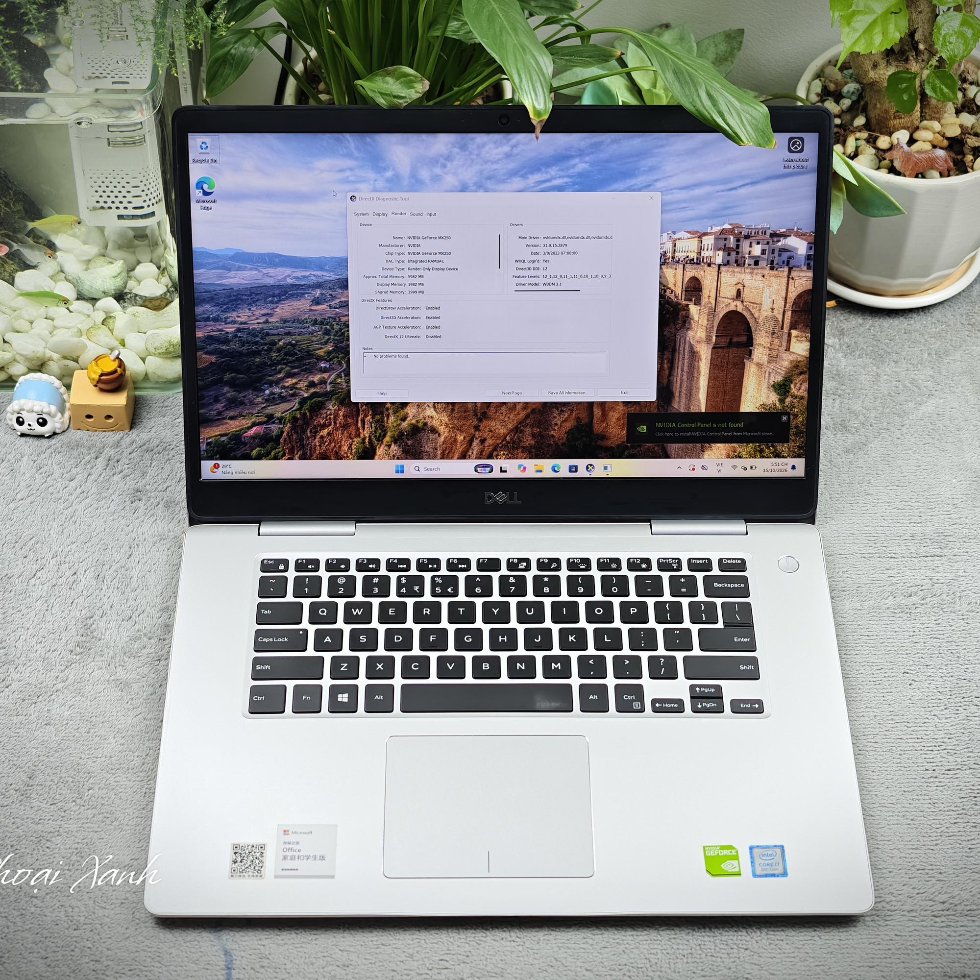 Dell Inspiron 7580 8/128G+1TB HDD - 67GT2-duoc-ban-tai-Điện Thoại Xanh