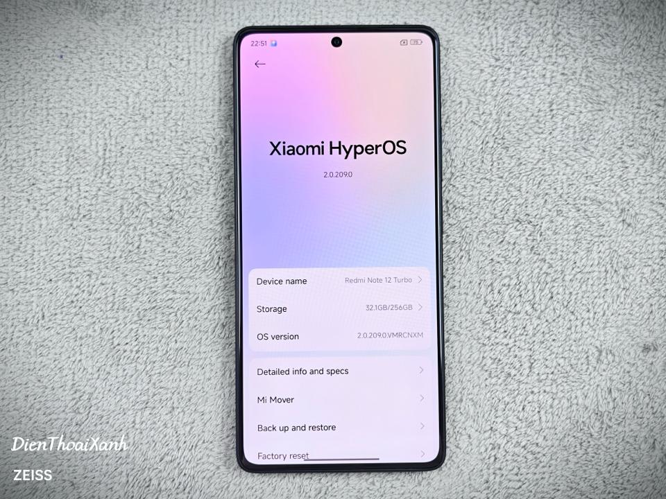 Redmi Note 12 Turbo 12/256G - 97647-duoc-ban-tai-Điện Thoại Xanh