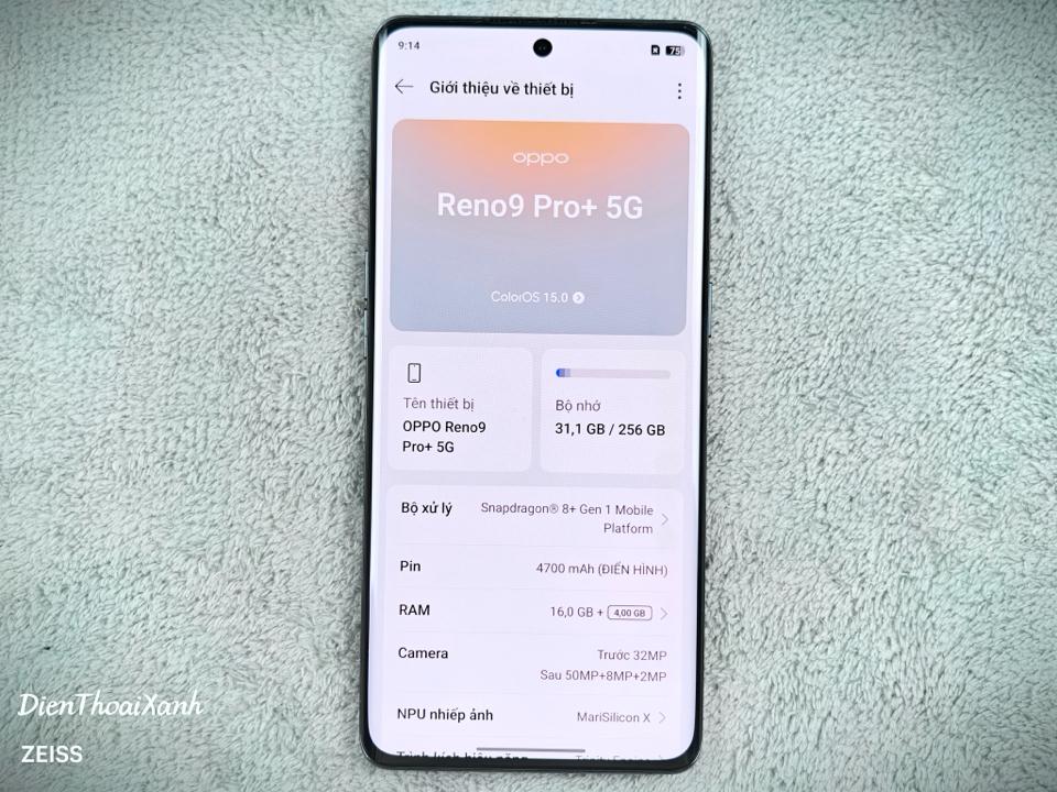 OPPO Reno 9 Pro+ 16/256G - 05072-duoc-ban-tai-Điện Thoại Xanh
