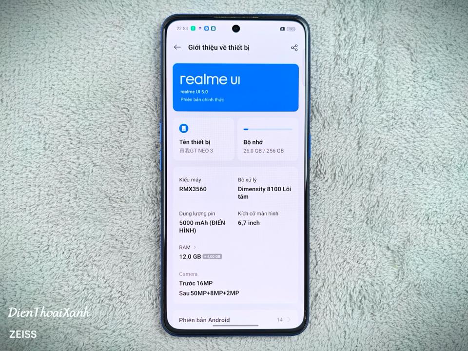 Realme GT Neo 3 12/256G - 66713-duoc-ban-tai-Điện Thoại Xanh