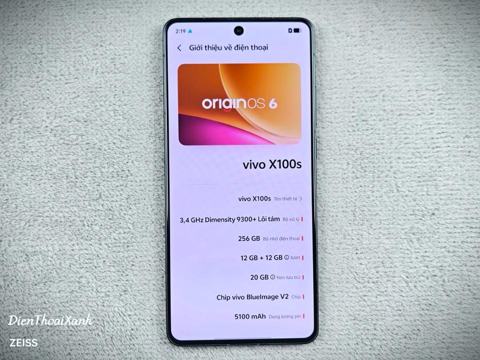 Vivo X100s 12/256G - 64757-duoc-ban-tai-Điện Thoại Xanh