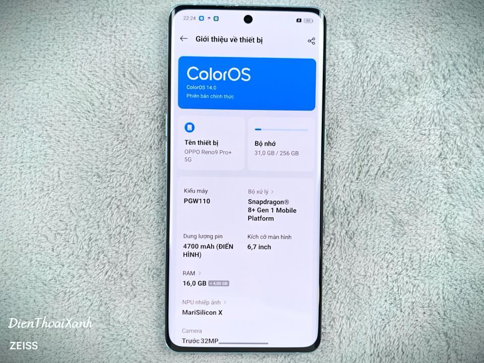 OPPO Reno 9 Pro+ 16/256G - 99833-duoc-ban-tai-Điện Thoại Xanh