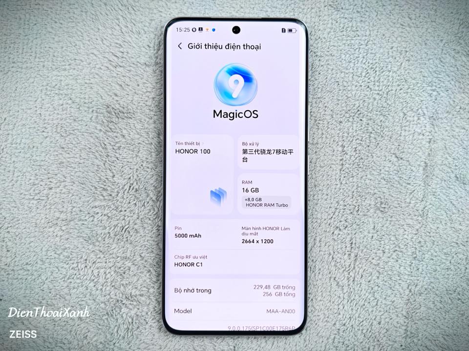 Honor 100 16/256G - 57275-duoc-ban-tai-Điện Thoại Xanh