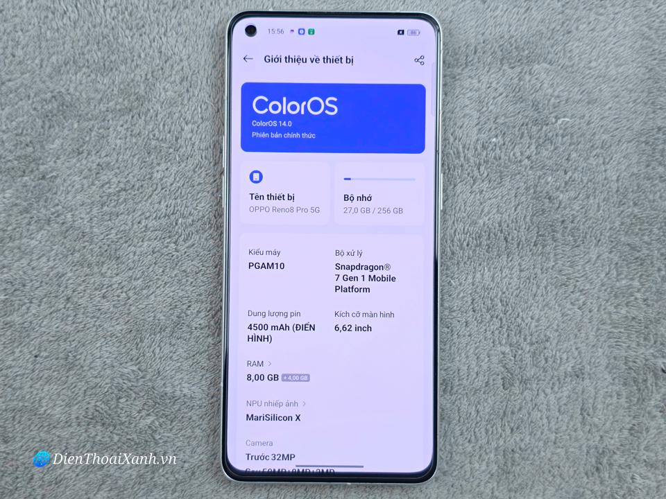 OPPO Reno 8 Pro 8/256G - 47736-duoc-ban-tai-Điện Thoại Xanh