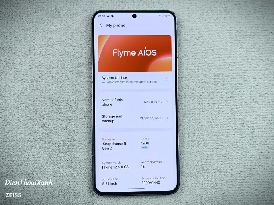 Meizu 20 Pro 12/256G - 70157-duoc-ban-tai-Điện Thoại Xanh