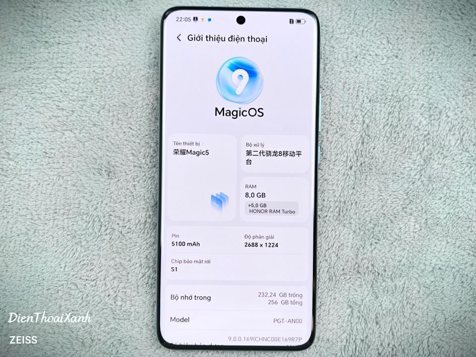 Honor Magic 5 8/256G - 95179-duoc-ban-tai-Điện Thoại Xanh