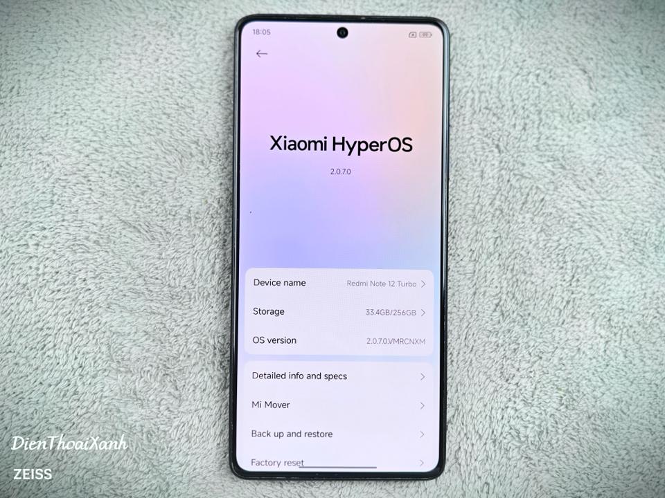 Redmi Note 12 Turbo 12/256G - 00887-duoc-ban-tai-Điện Thoại Xanh