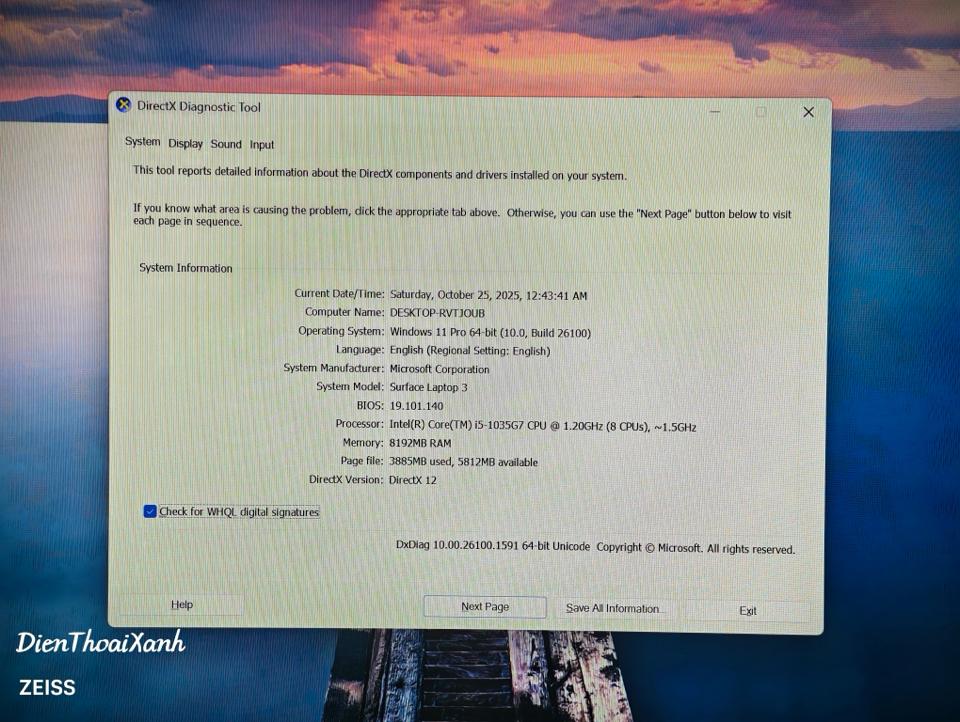 Surface laptop 3 8/128G - 14157-duoc-ban-tai-Điện Thoại Xanh