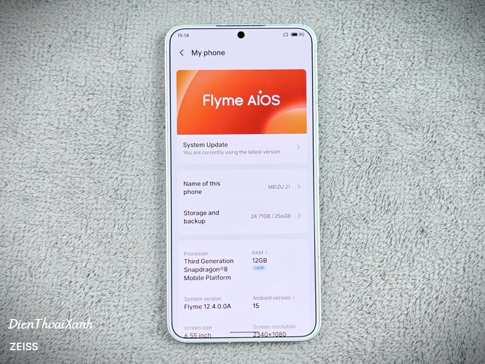 Meizu 21 12/256G - 47259-duoc-ban-tai-Điện Thoại Xanh