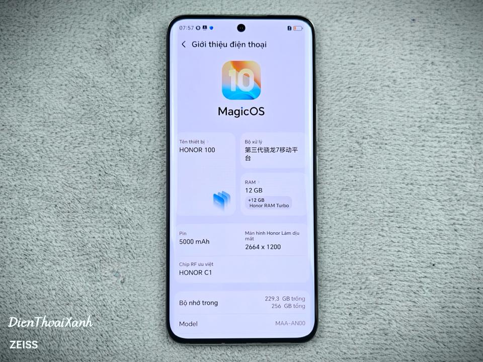 Honor 100 12/256G - 96871-duoc-ban-tai-Điện Thoại Xanh