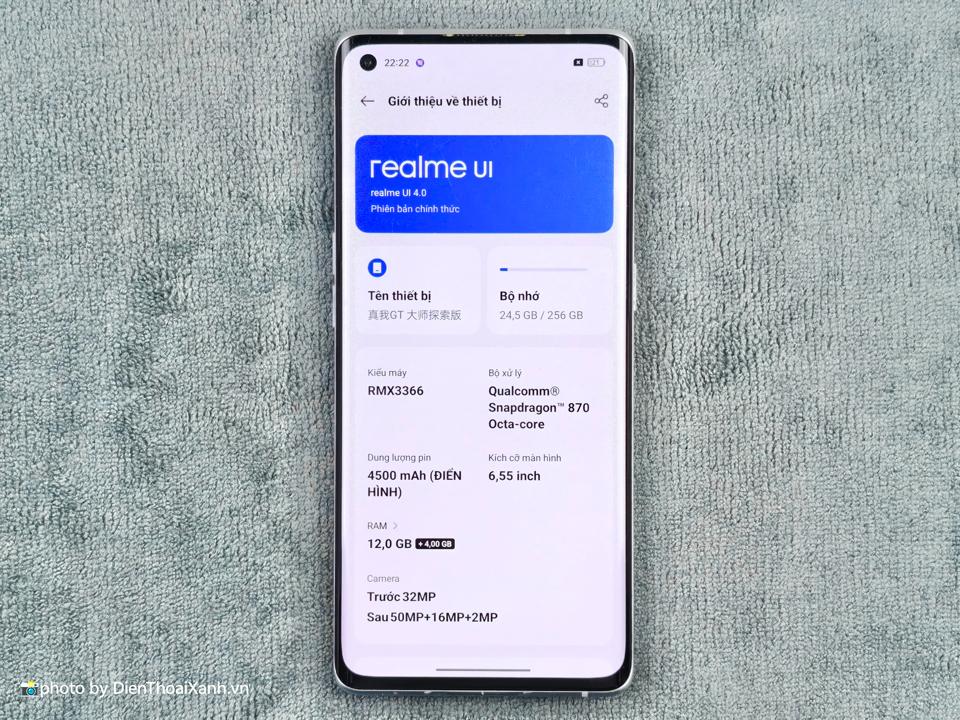 Realme GT MEE 12/256G - 70699-duoc-ban-tai-Điện Thoại Xanh