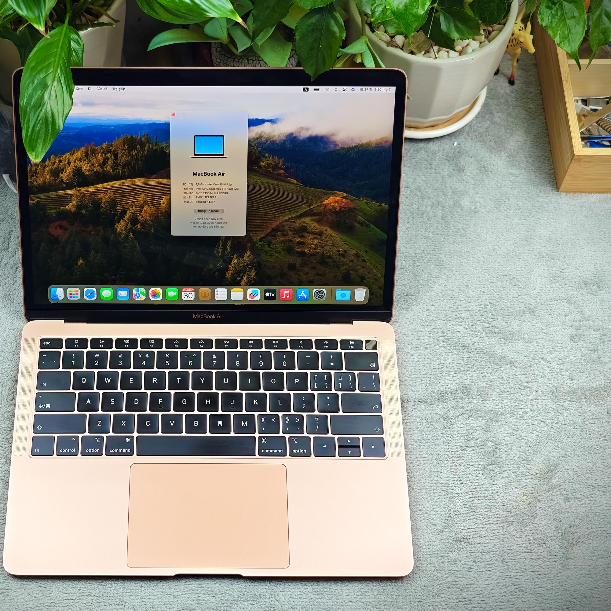 Macbook Air 13 2018 8/128G - AJK7F-duoc-ban-tai-Điện Thoại Xanh