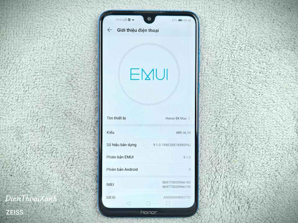 Honor 8x Max 6/128G - 66180-duoc-ban-tai-Điện Thoại Xanh