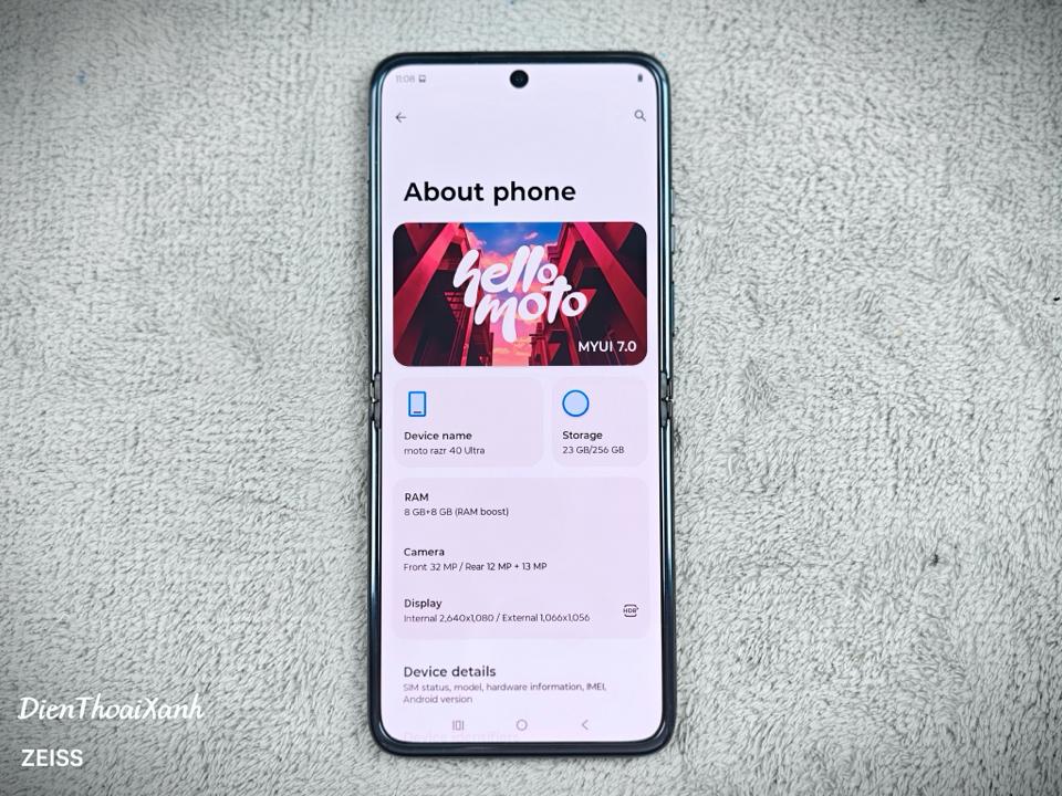 Moto Razr 40 Ultra 8/256G - 28410-duoc-ban-tai-Điện Thoại Xanh