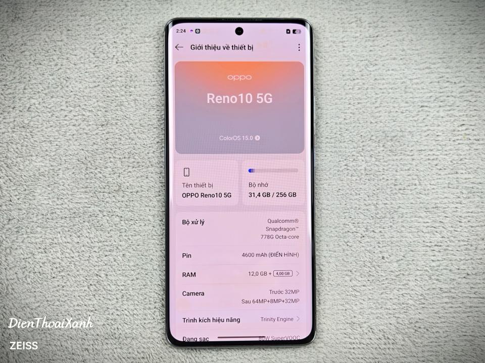 OPPO Reno 10 5G 12/256G - 61635-duoc-ban-tai-Điện Thoại Xanh
