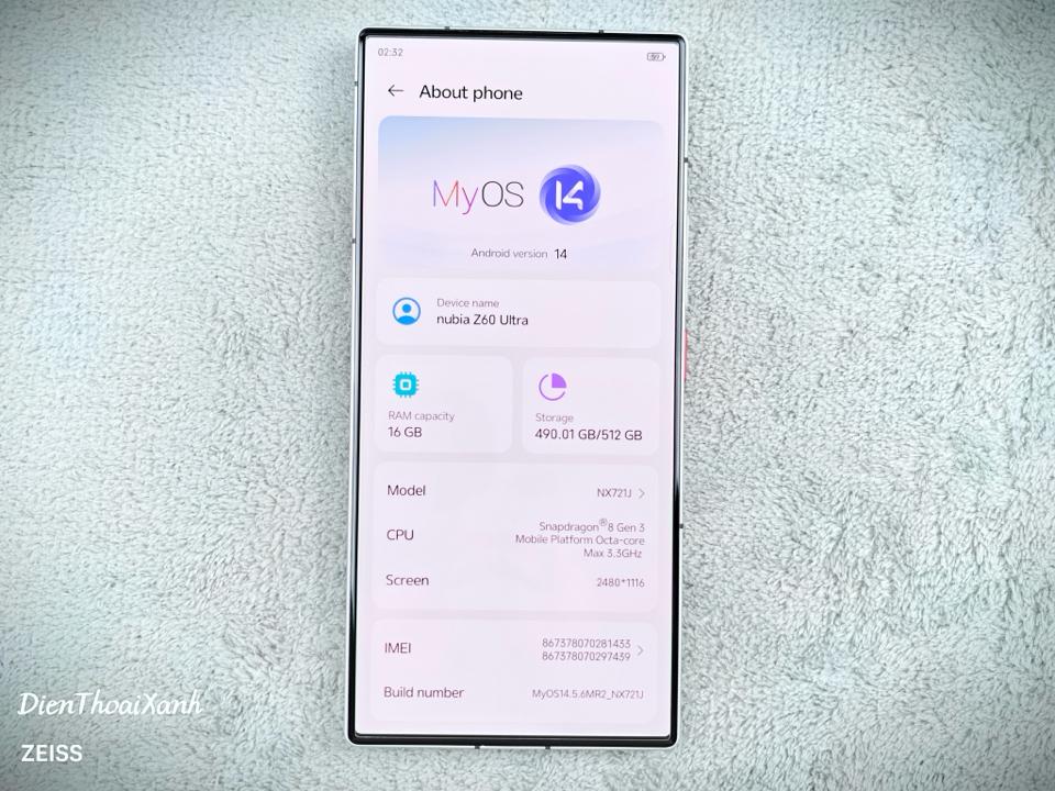 Nubia Z60 Ultra 16/512G - 81433-duoc-ban-tai-Điện Thoại Xanh