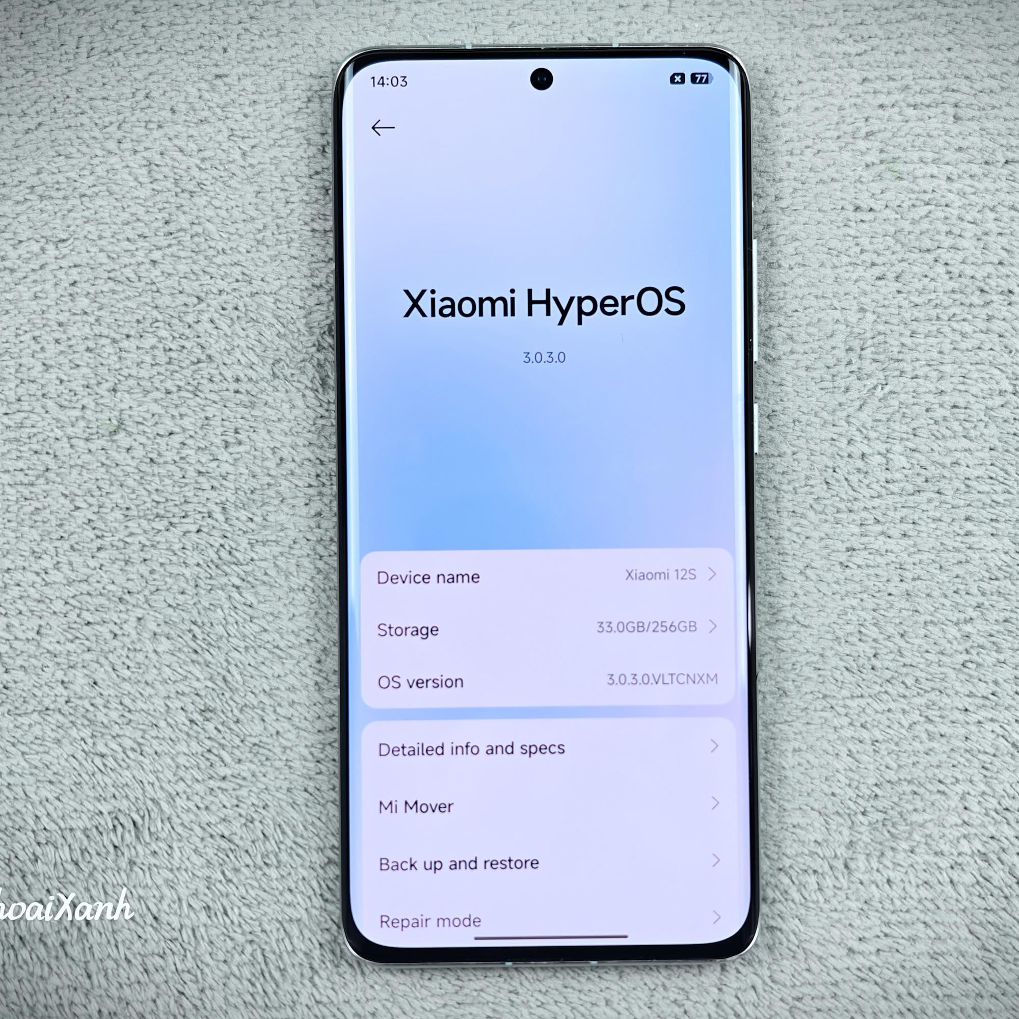 Xiaomi 12s 12/256G - 85181-duoc-ban-tai-Điện Thoại Xanh