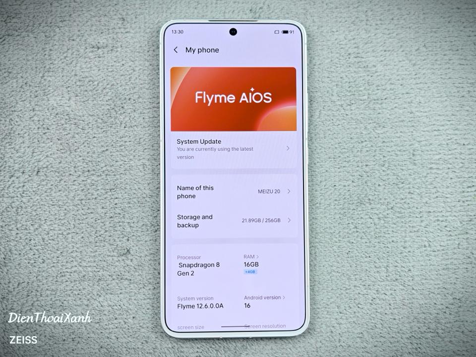 Meizu 20 Classic 16/256G - 06852-duoc-ban-tai-Điện Thoại Xanh