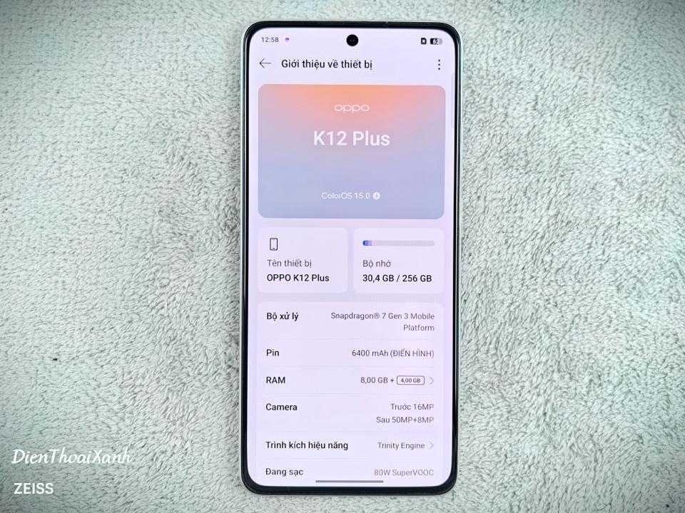 OPPO K12+ 8/256G - 63997-duoc-ban-tai-Điện Thoại Xanh