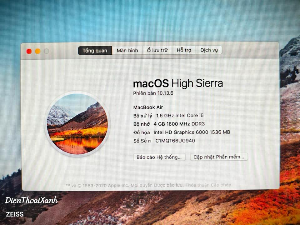Macbook Air 13 inch 2015 4/128G - UG940-duoc-ban-tai-Điện Thoại Xanh