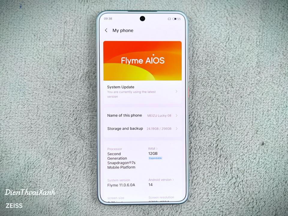 Meizu Lucky 08 12/256G - 32604-duoc-ban-tai-Điện Thoại Xanh