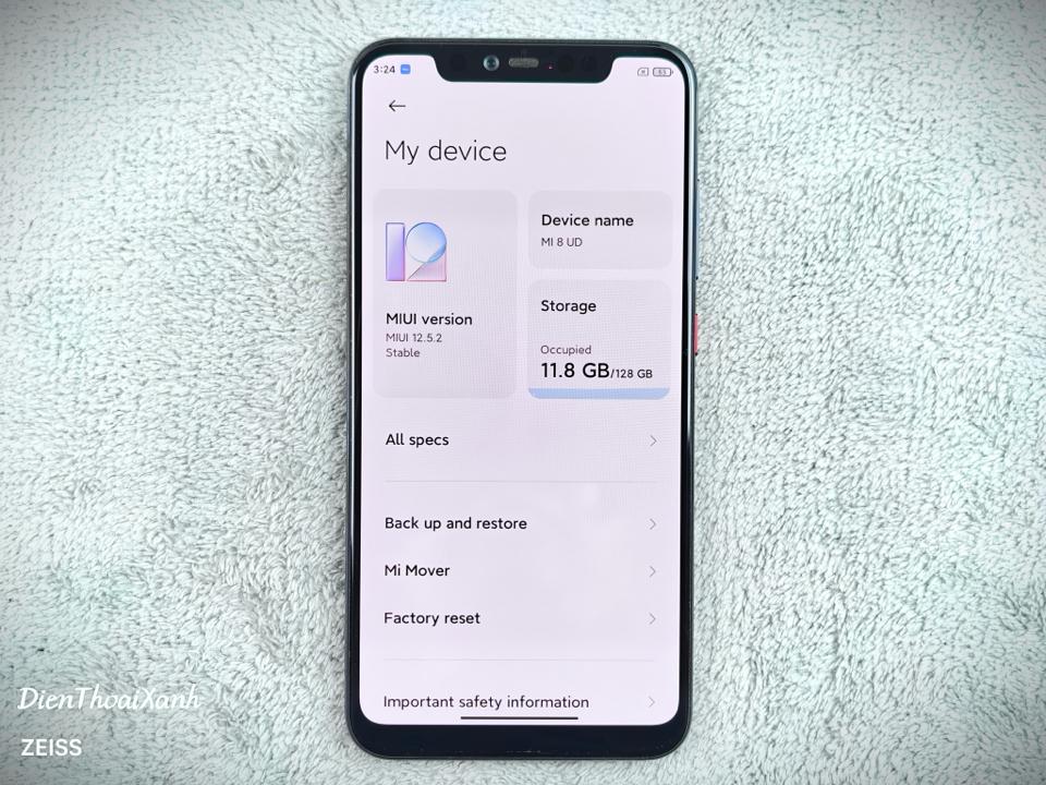 Xiaomi 8 UD 6/128G - 62038-duoc-ban-tai-Điện Thoại Xanh