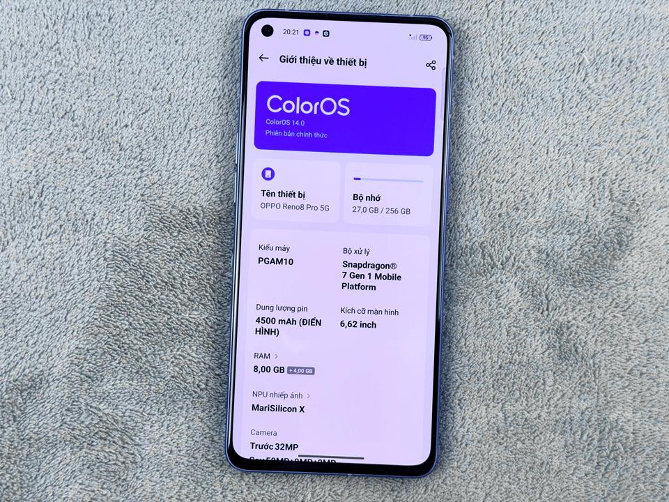 OPPO Reno 8 Pro 5G 8/256G - 78718-duoc-ban-tai-Điện Thoại Xanh