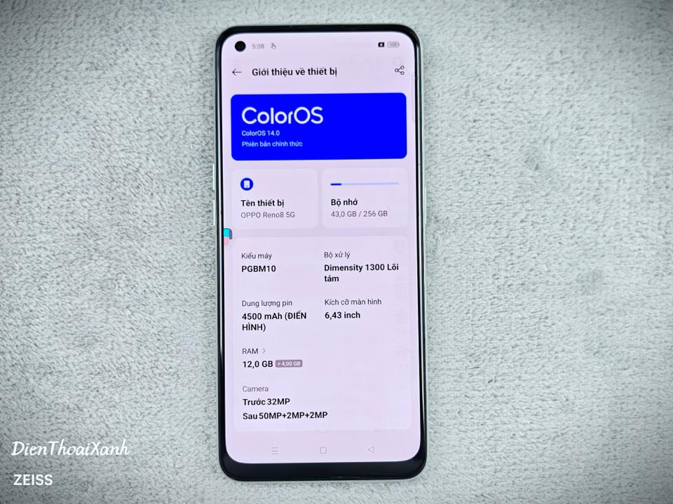 OPPO Reno 8 5G 12/256G - 80298-duoc-ban-tai-Điện Thoại Xanh