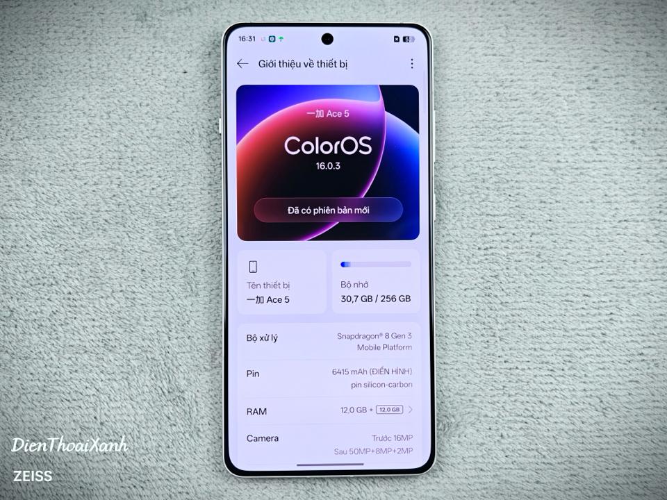 OnePlus Ace 5 12/256G - 12797-duoc-ban-tai-Điện Thoại Xanh