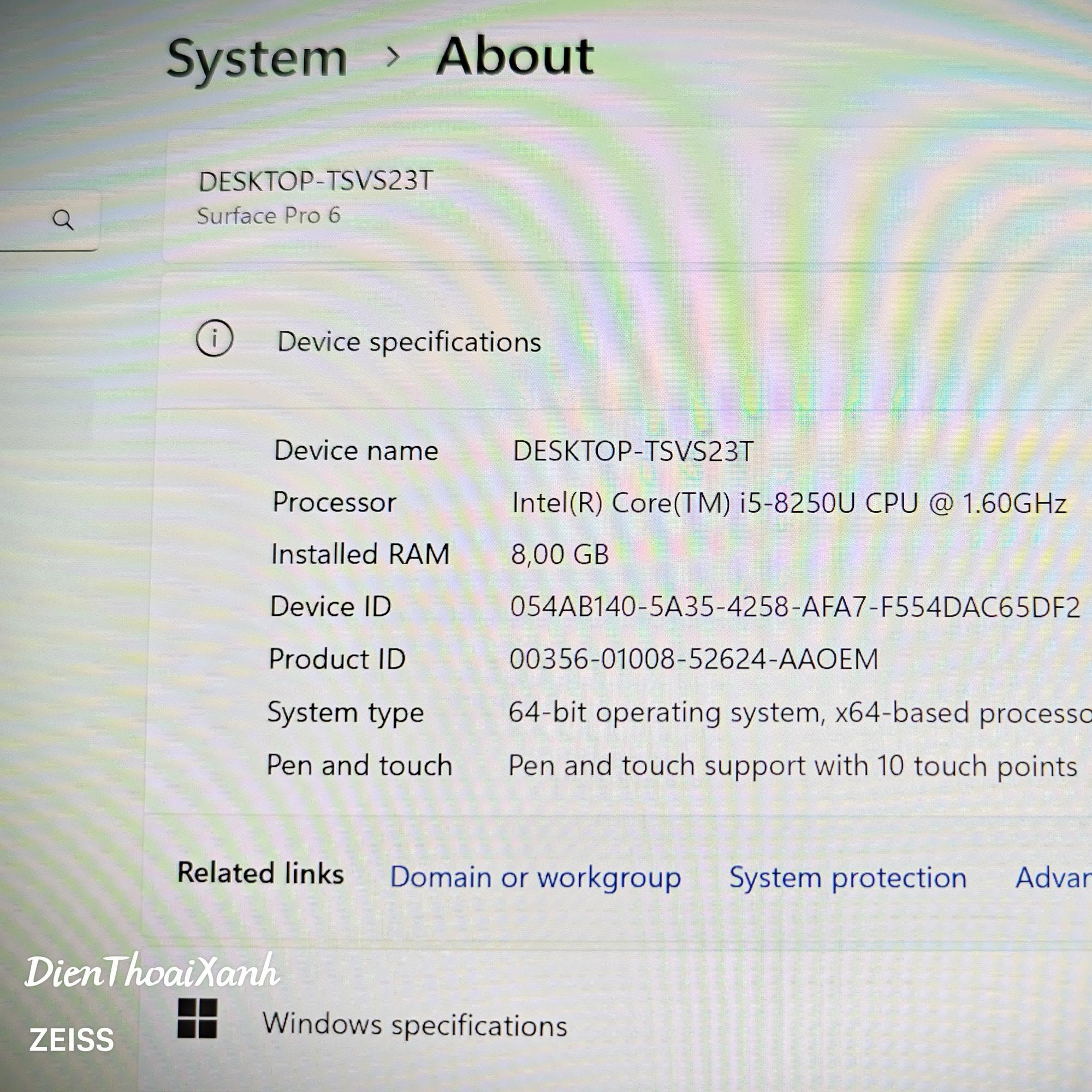 Surface Pro 6 8/128G - 83453-duoc-ban-tai-Điện Thoại Xanh