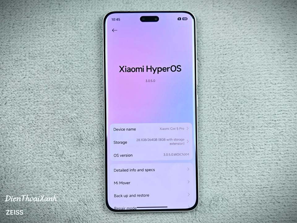Xiaomi Civi 5 Pro 12/256G - 65825-duoc-ban-tai-Điện Thoại Xanh