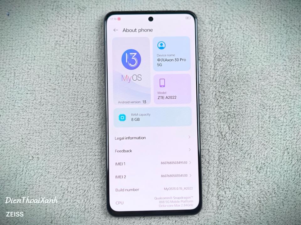 ZTE Axon 31 Pro 8/128G - 49530-duoc-ban-tai-Điện Thoại Xanh