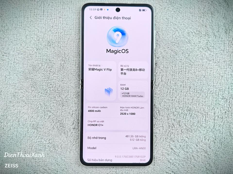 Honor Magic V Flip 12/512G - 84726-duoc-ban-tai-Điện Thoại Xanh