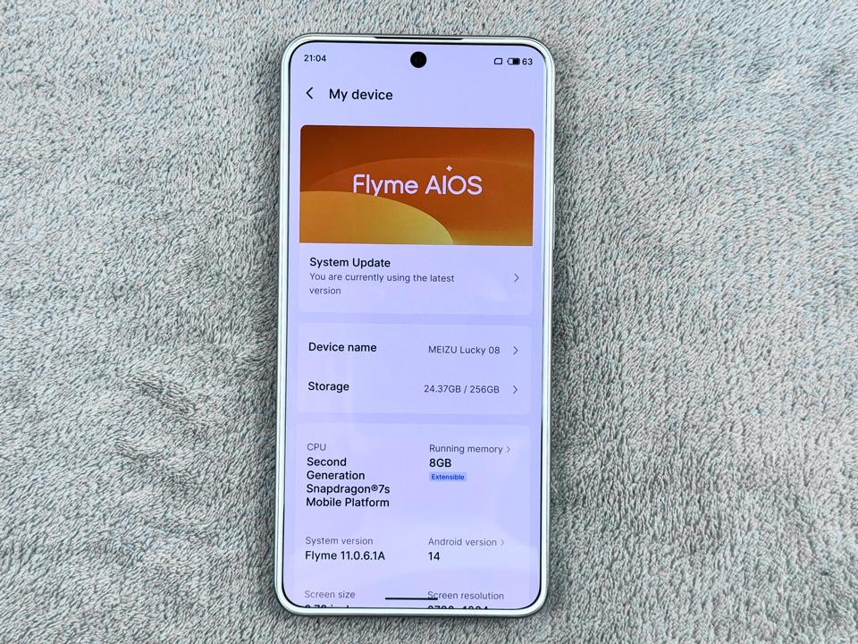 Meizu Lucky 08 8/256G - 06823-duoc-ban-tai-Điện Thoại Xanh