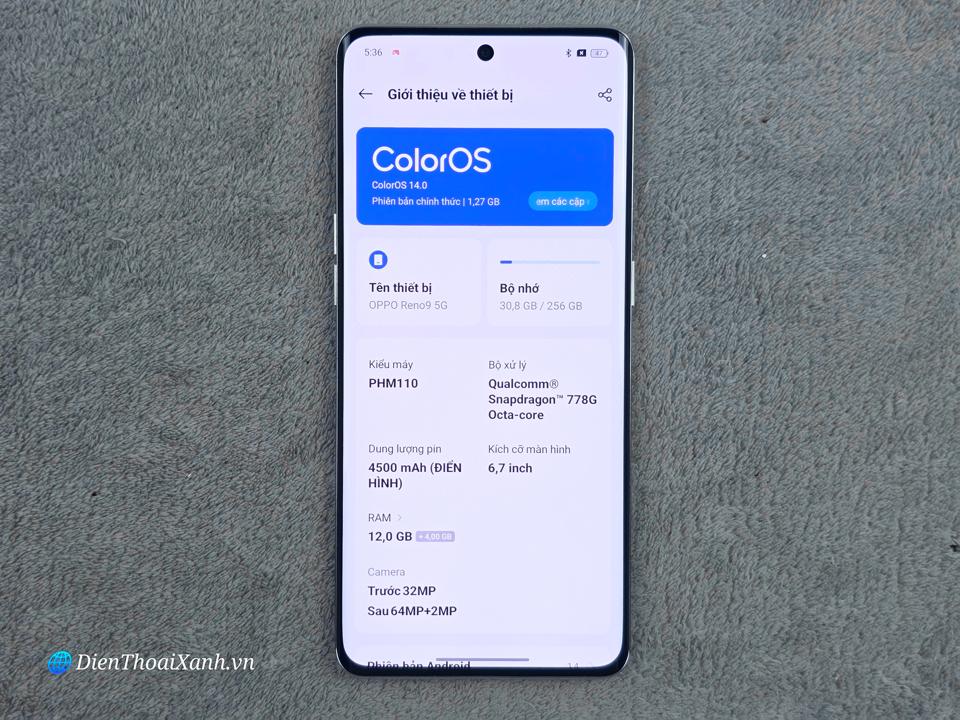 OPPO Reno 9 5G 12/256G - 85896-duoc-ban-tai-Điện Thoại Xanh