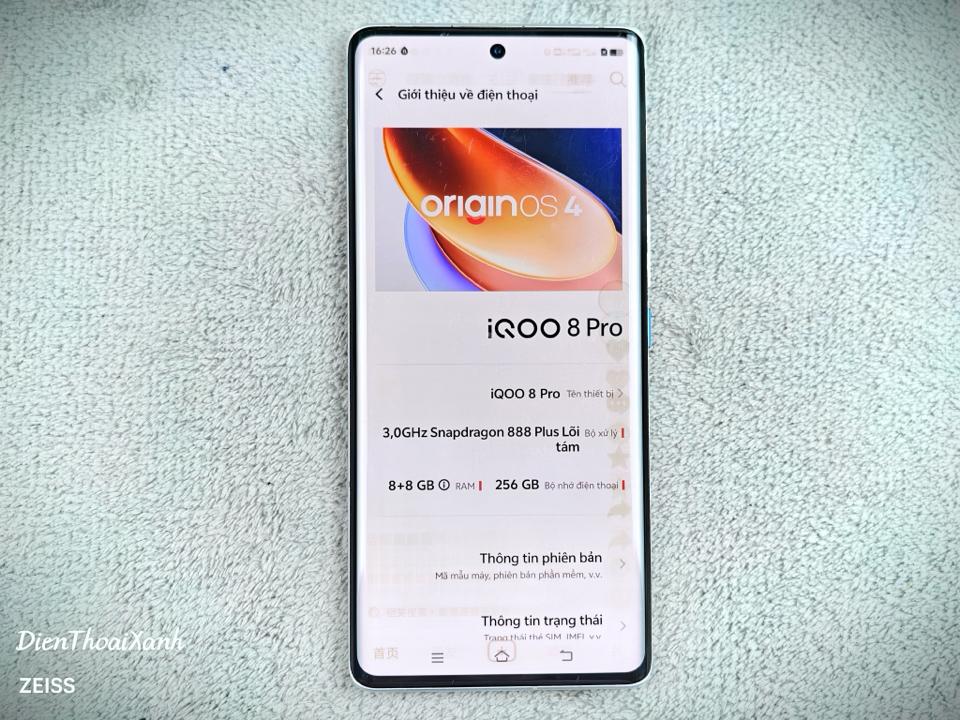 IQOO 8 Pro 8/256G - 63034-duoc-ban-tai-Điện Thoại Xanh
