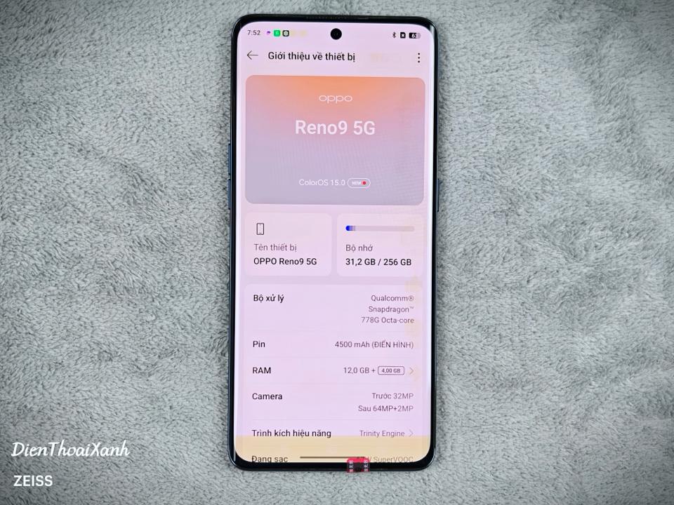 OPPO Reno 9 5G 12/256G - 61516-duoc-ban-tai-Điện Thoại Xanh