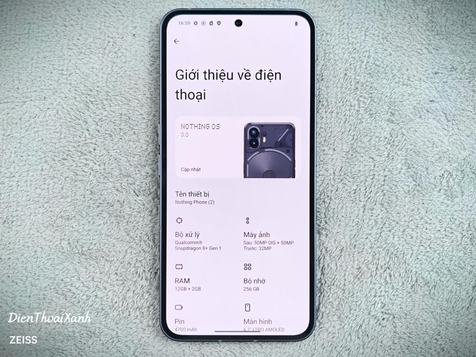 Nothing Phone 2 12/256G - 92530-duoc-ban-tai-Điện Thoại Xanh