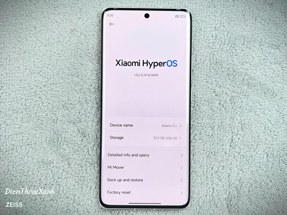 Xiaomi Civi 12/256G - 58117-duoc-ban-tai-Điện Thoại Xanh